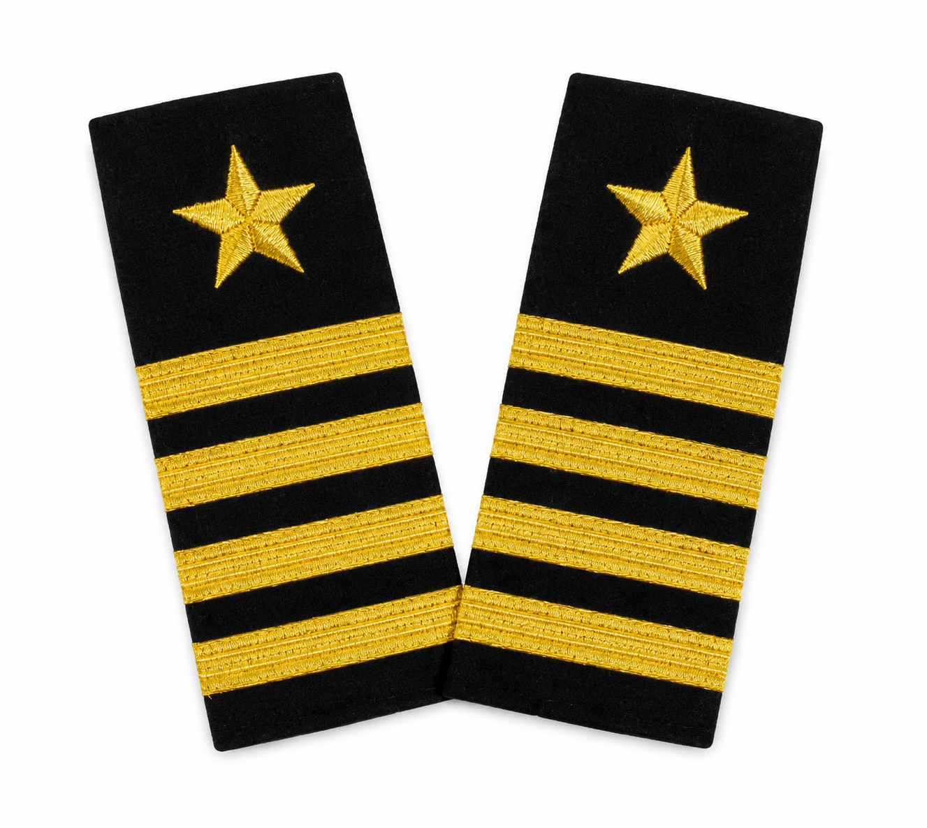 Captain Soft Epaulets With 1 Star